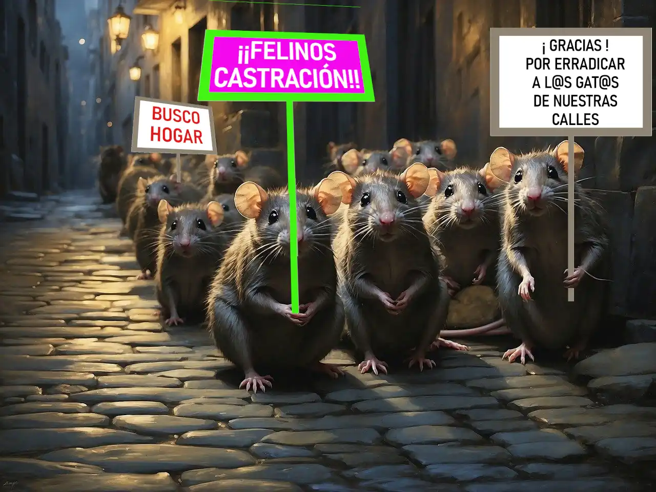 A favor de la castración de ratas